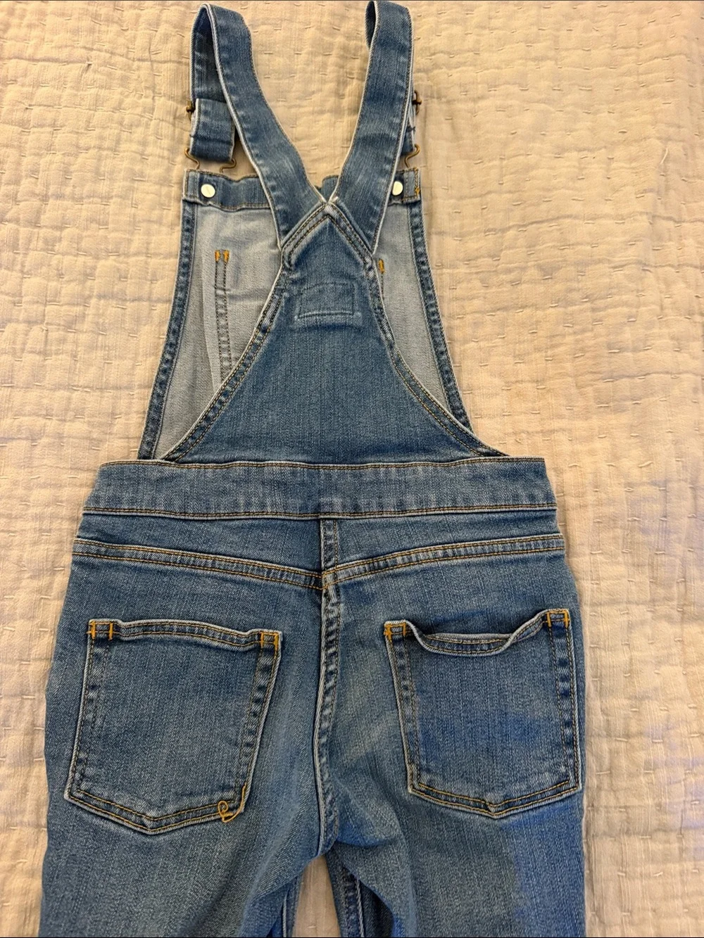 Crewcuts Girls Blue Denim Overalls